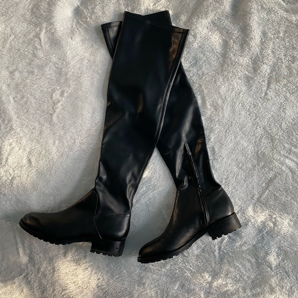 Sam Edelman Over the Knee Leather Boots - Picture 4 of 5